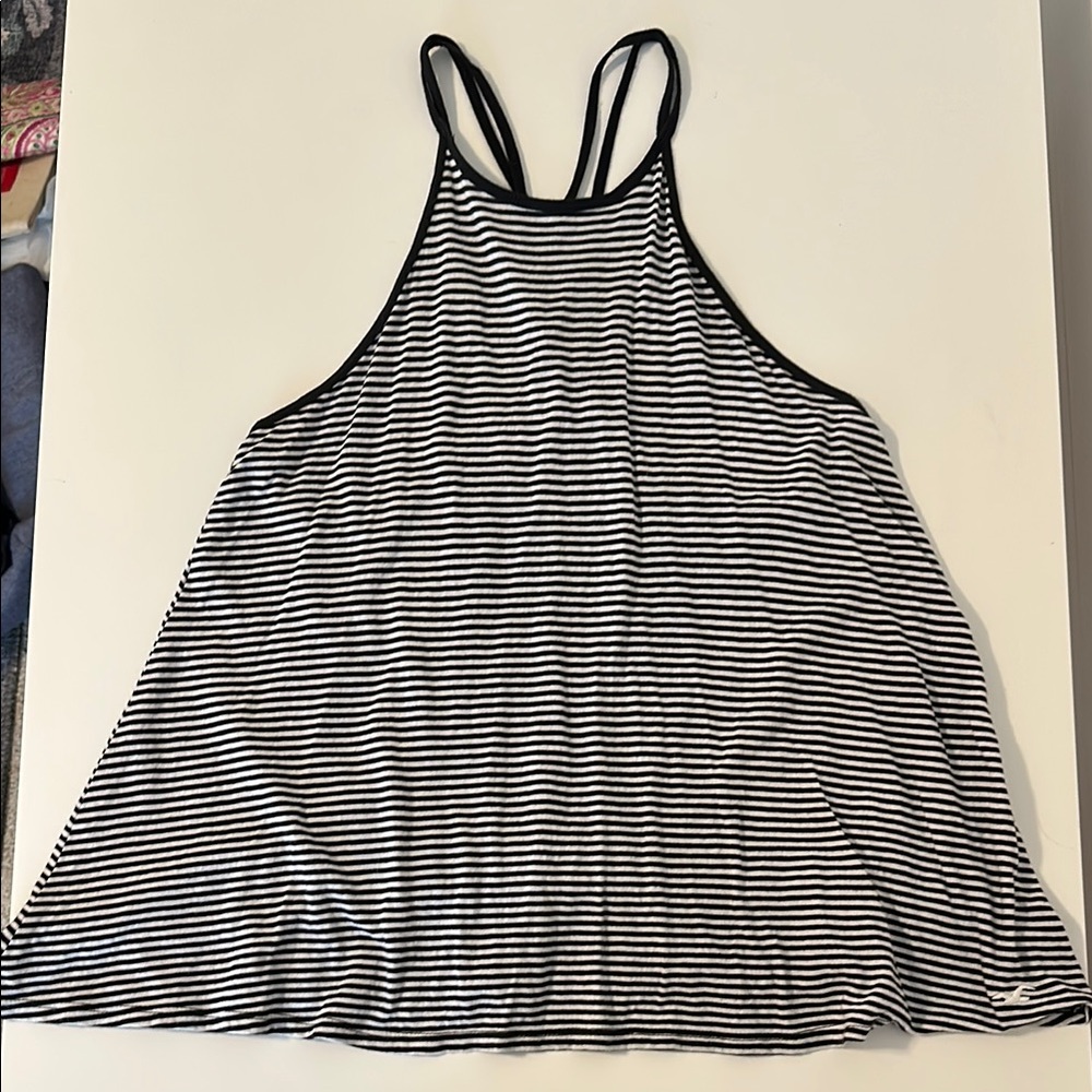 Hollister stripe tank top